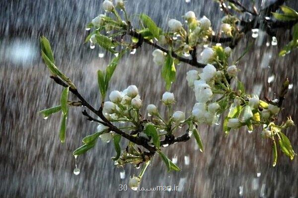 پیشبینی رگبار باران در نوار شمالی کشور طی امروز و فردا