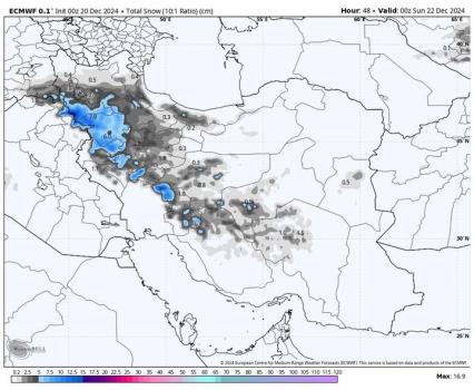 هواشناسی ایران ۲۳ دی آغاز بارش گسترده برف و باران در ۲۵ استان